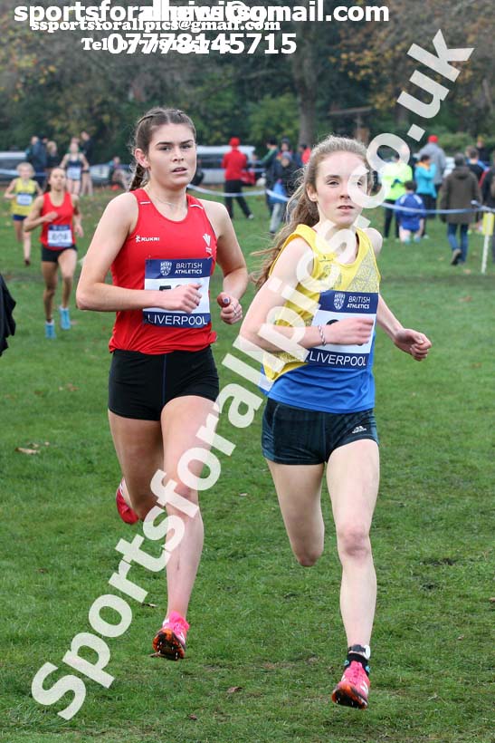 Womens under-17s and junior British Athletics Liverpool Cross Challenge, Sefton Park, Liverpool. Photo:  David T. Hewitson/Sports for All Pics